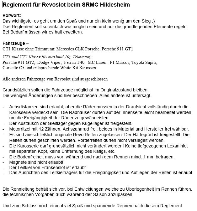 Reglement Revoslot 2026